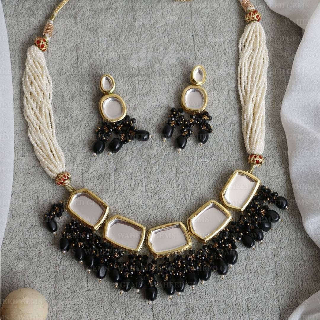 Kundan Bridal Choker Necklace Indian, Bollywood, Pakistani Jewelry for Women and Girls