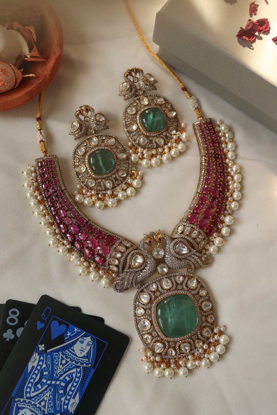 Raveena Polki Doublet Set - Image 4