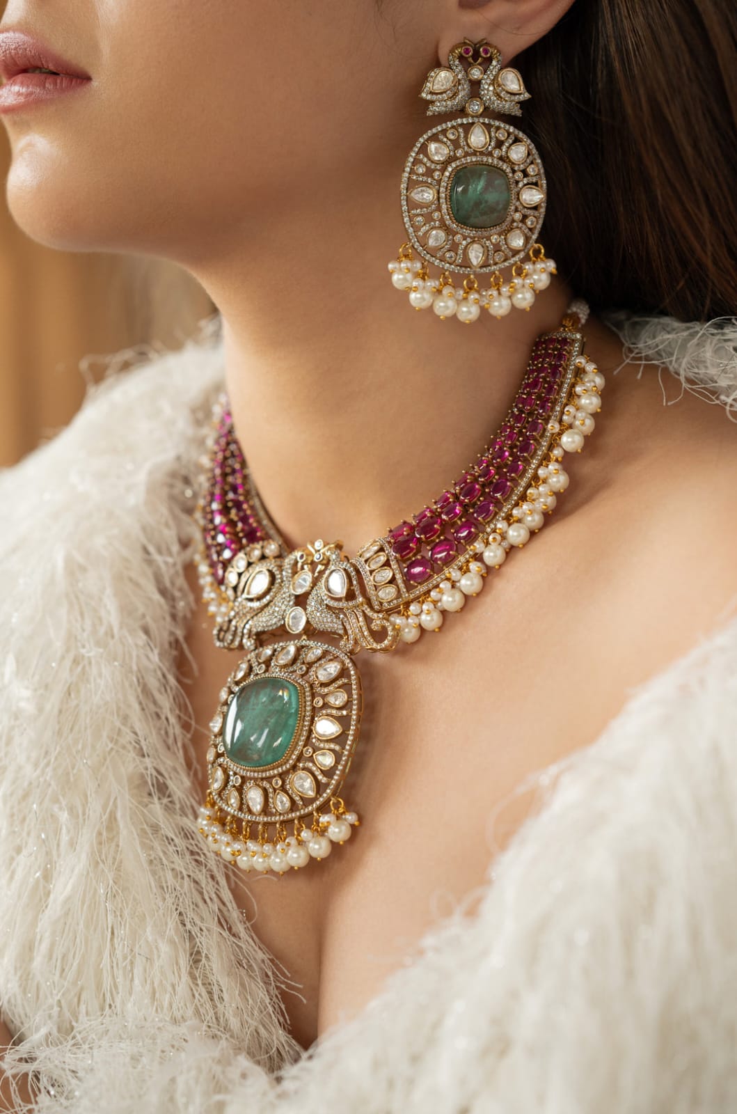 Raveena Polki Doublet Set - Image 3