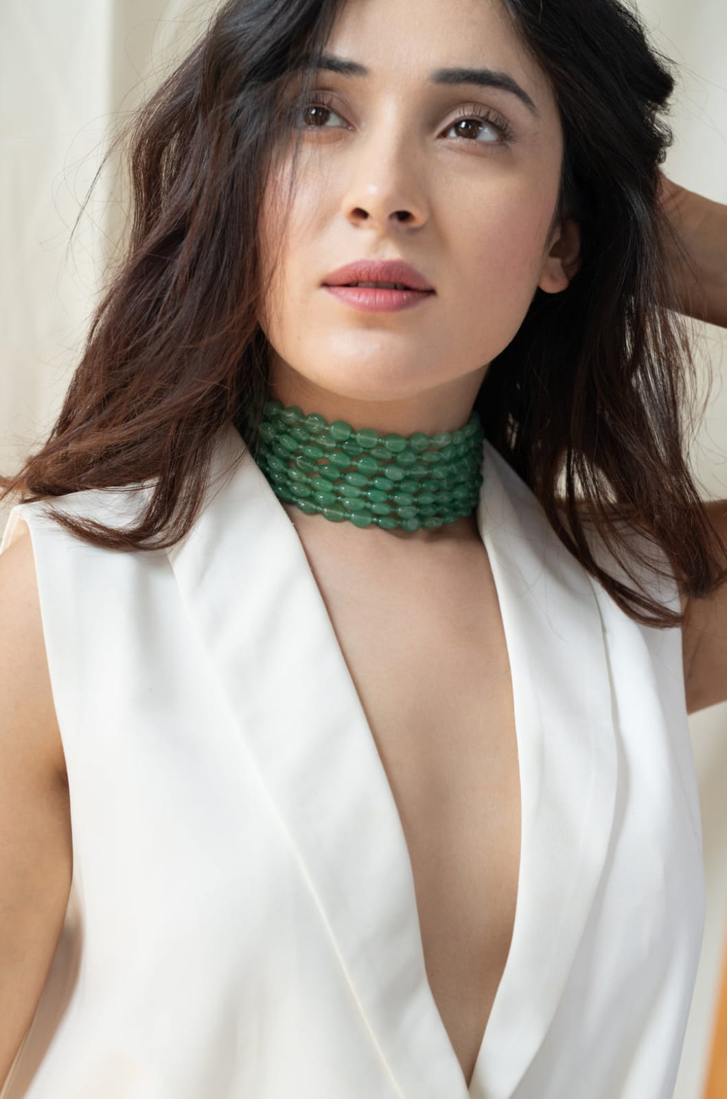 Green Beaded Choker - Image 2