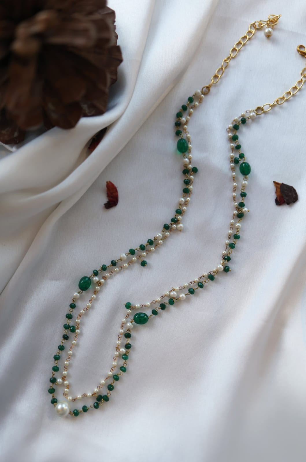 Long Pearl necklace