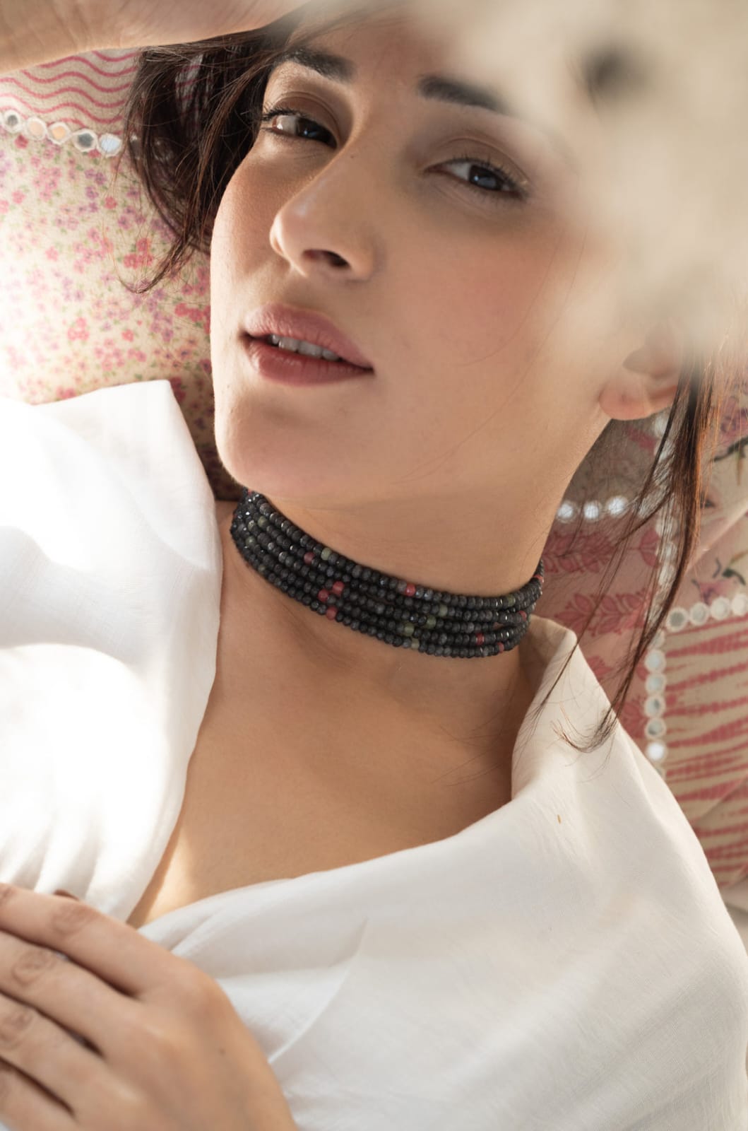 Gray Onyx Beads Choker - Image 3