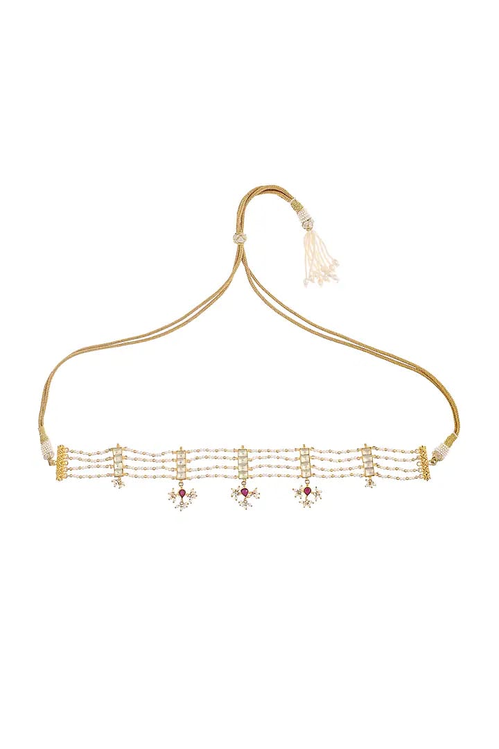 Women Gold Flexi Alloy Necklace - Image 2
