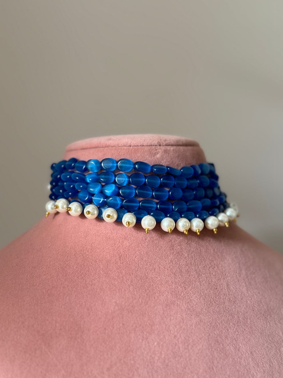 Panna Moti Bead Choker - Image 2