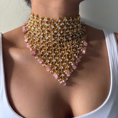 Gold Plated Kundan Raani Haar