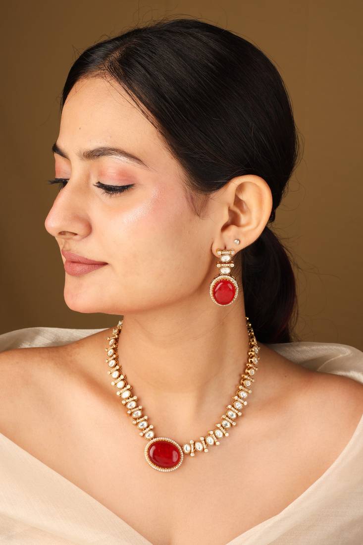 Sabyasachi Inspired Victorian Polki Necklace