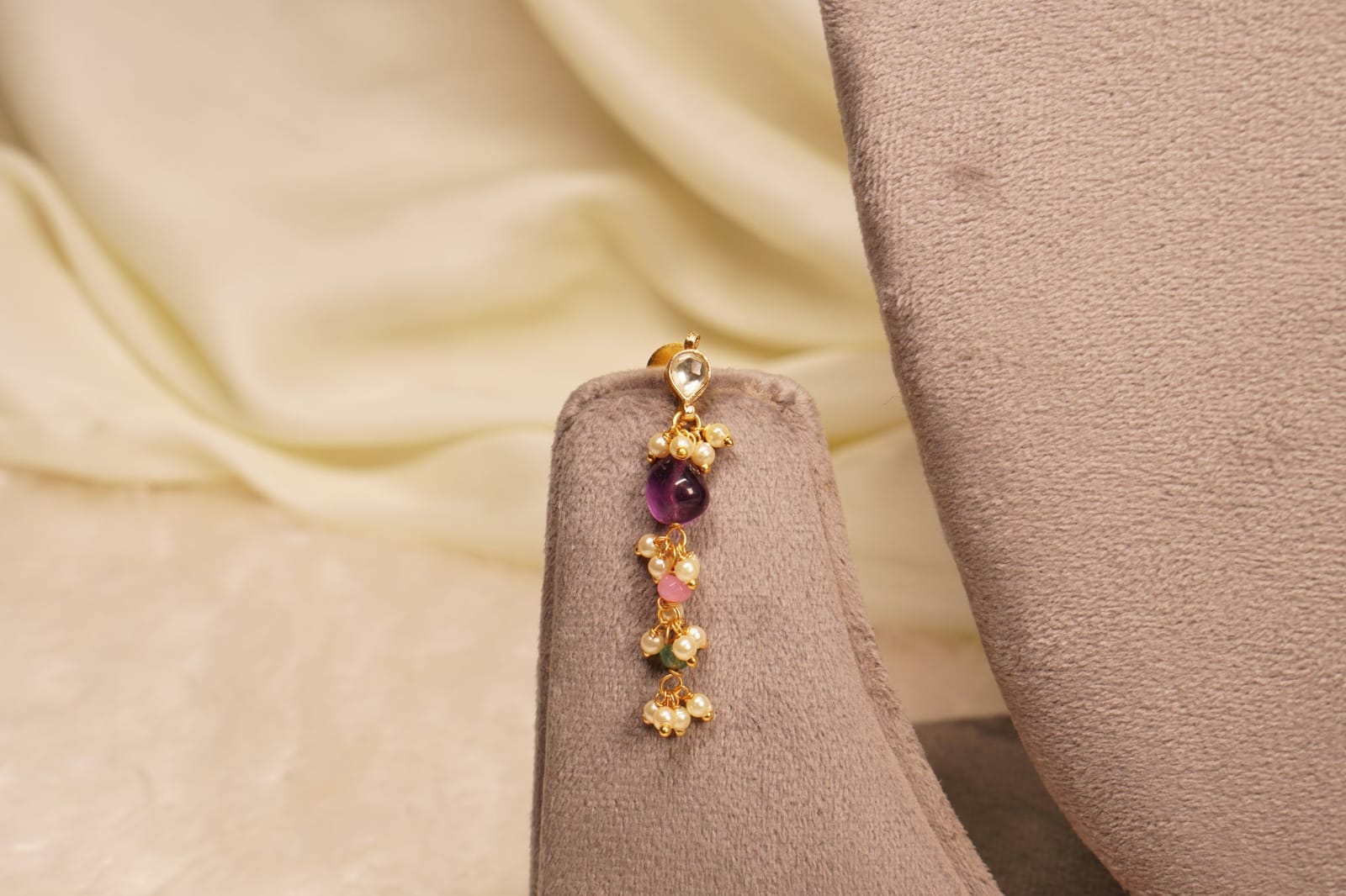 Purple Handmade Necklace - Image 5