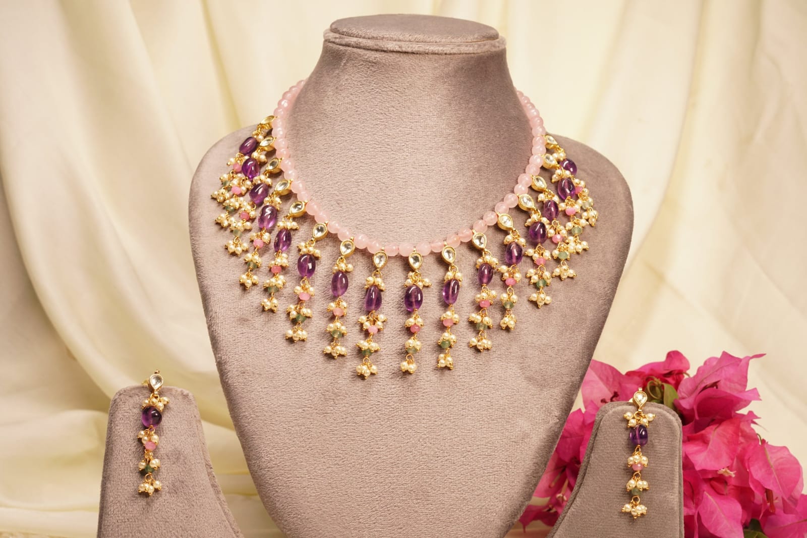 Purple Handmade Necklace