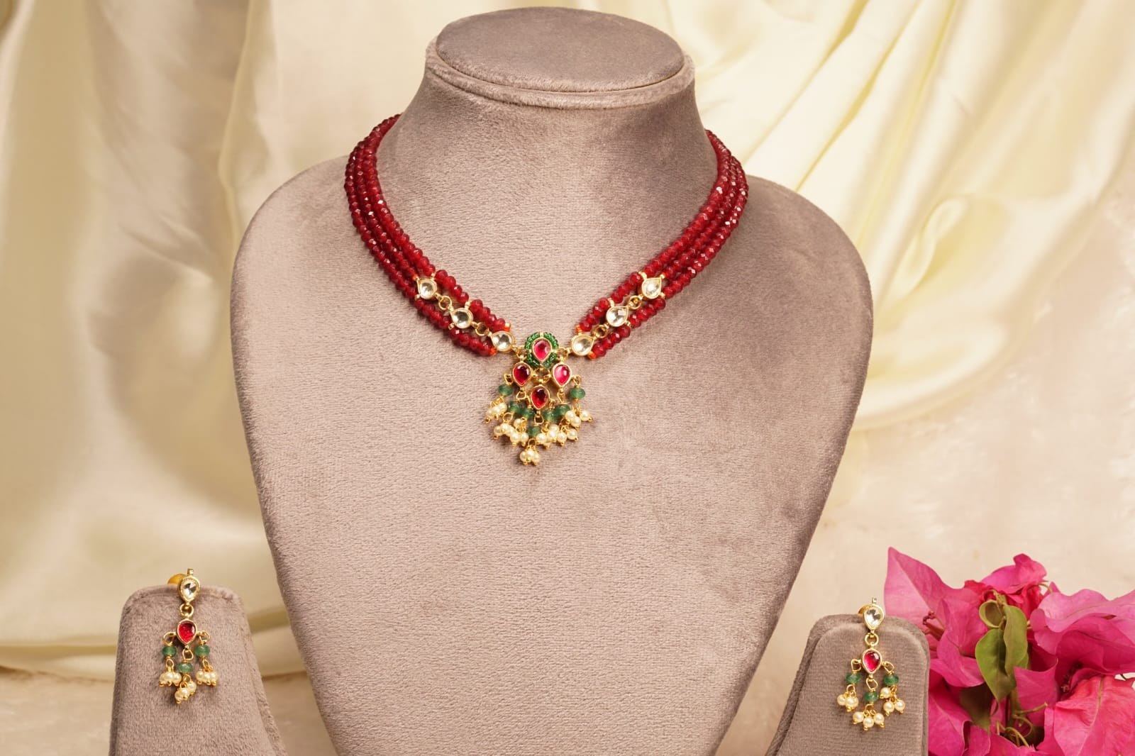 Red Handmade Necklace