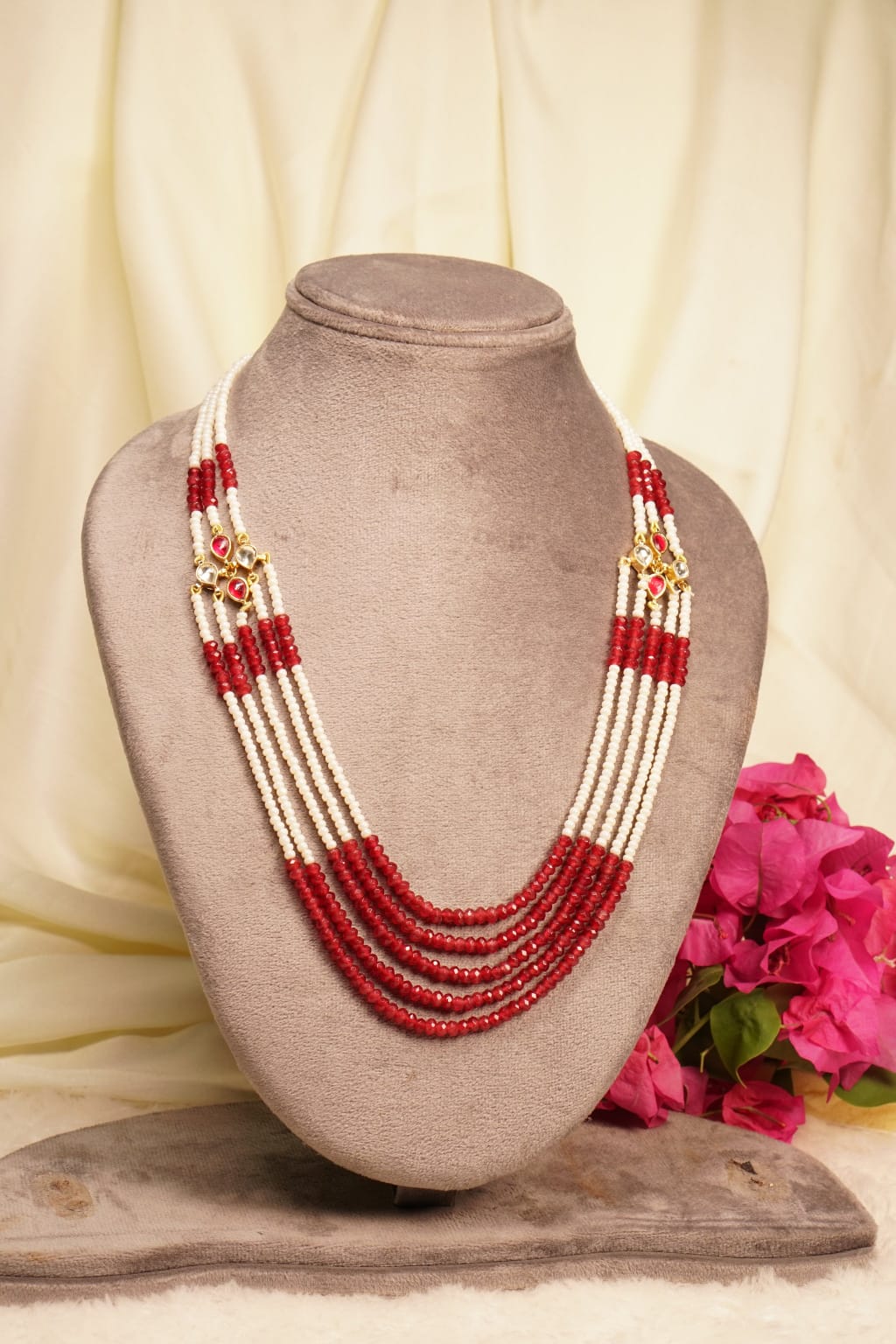 Red Beads Necklace - Image 3