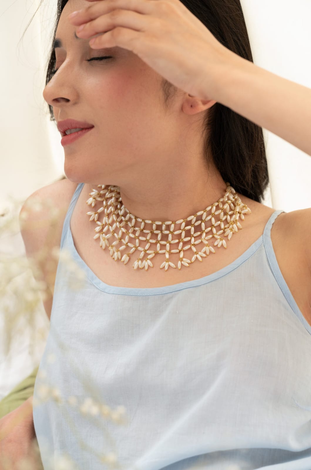 Rice Pearl Necklace - Image 2