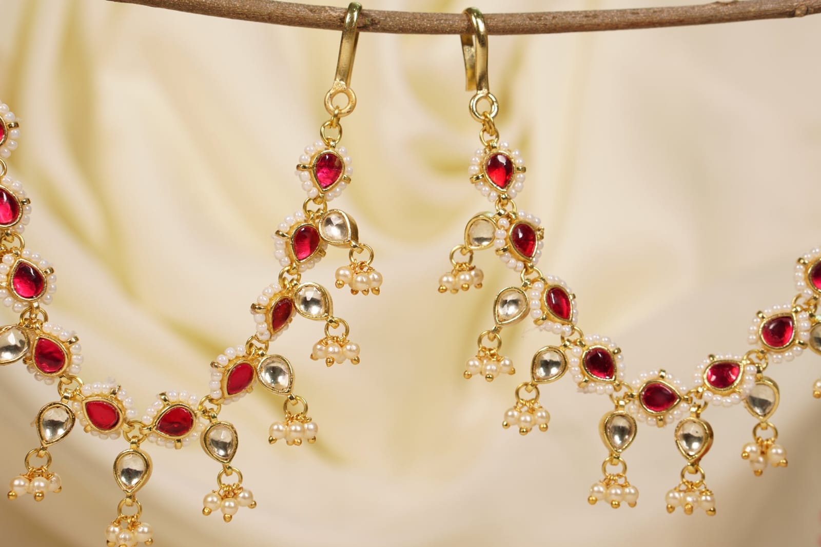 Gold Finish Ear Chain - Image 3