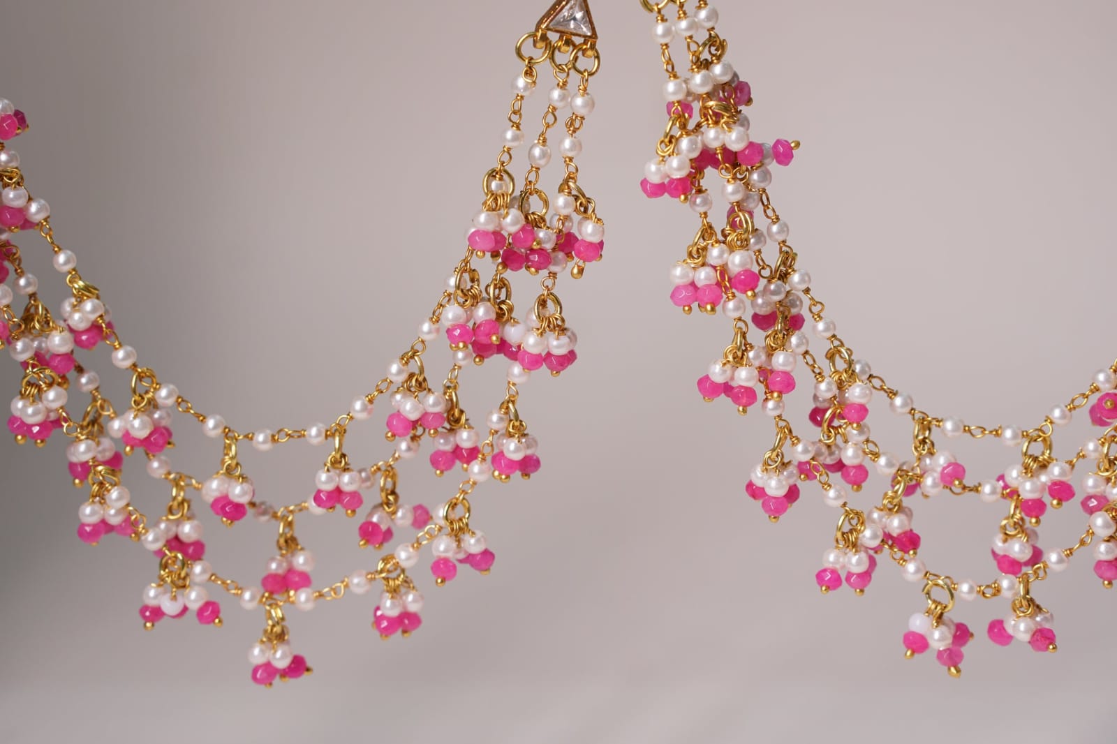 Gold Finish Ear Chain - Image 4