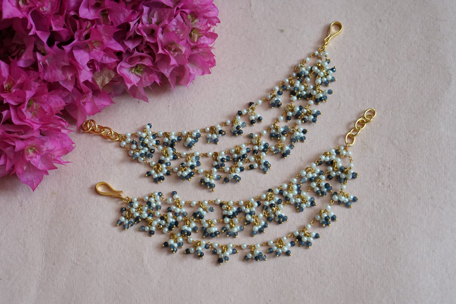 Gold Finish Ear Chain - Image 2