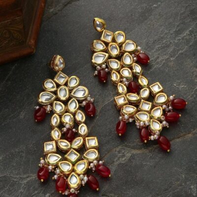 Red Ear Rings