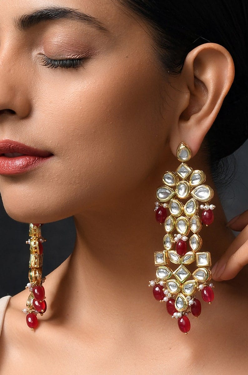 Red Ear Rings - Image 2