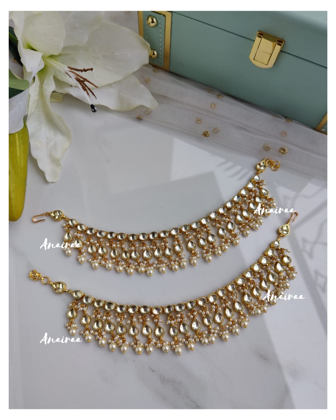 Kundan Anklets - Image 3