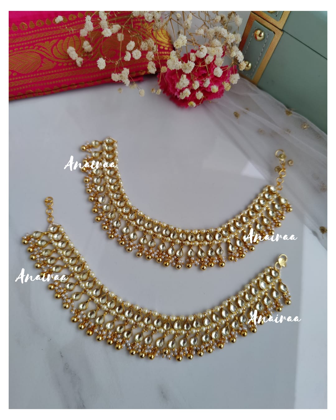 Kundan Anklets - Image 2