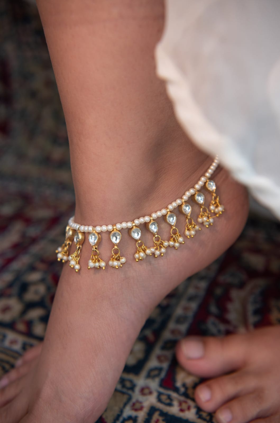 Kundan Anklets - Image 4
