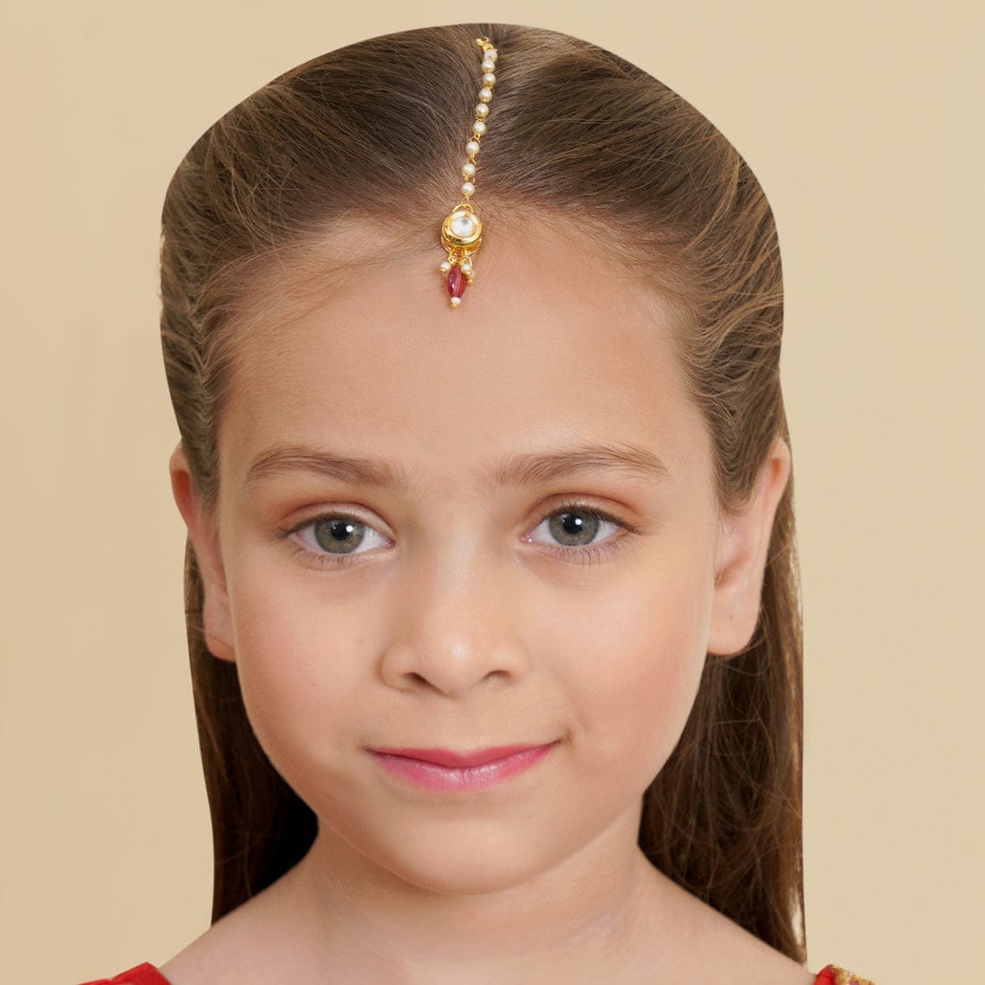 Kundan Maang tika For Kids - Image 2