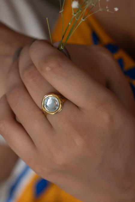 Kundan Adjustable Ring - Image 3