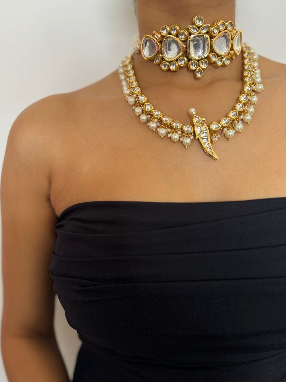 Kundan Neckpiece Pack Of 2