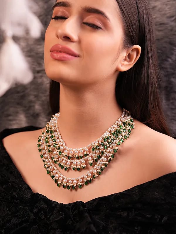 Beaded Layered Necklace