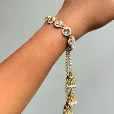 Jhumka Lumba Golden
