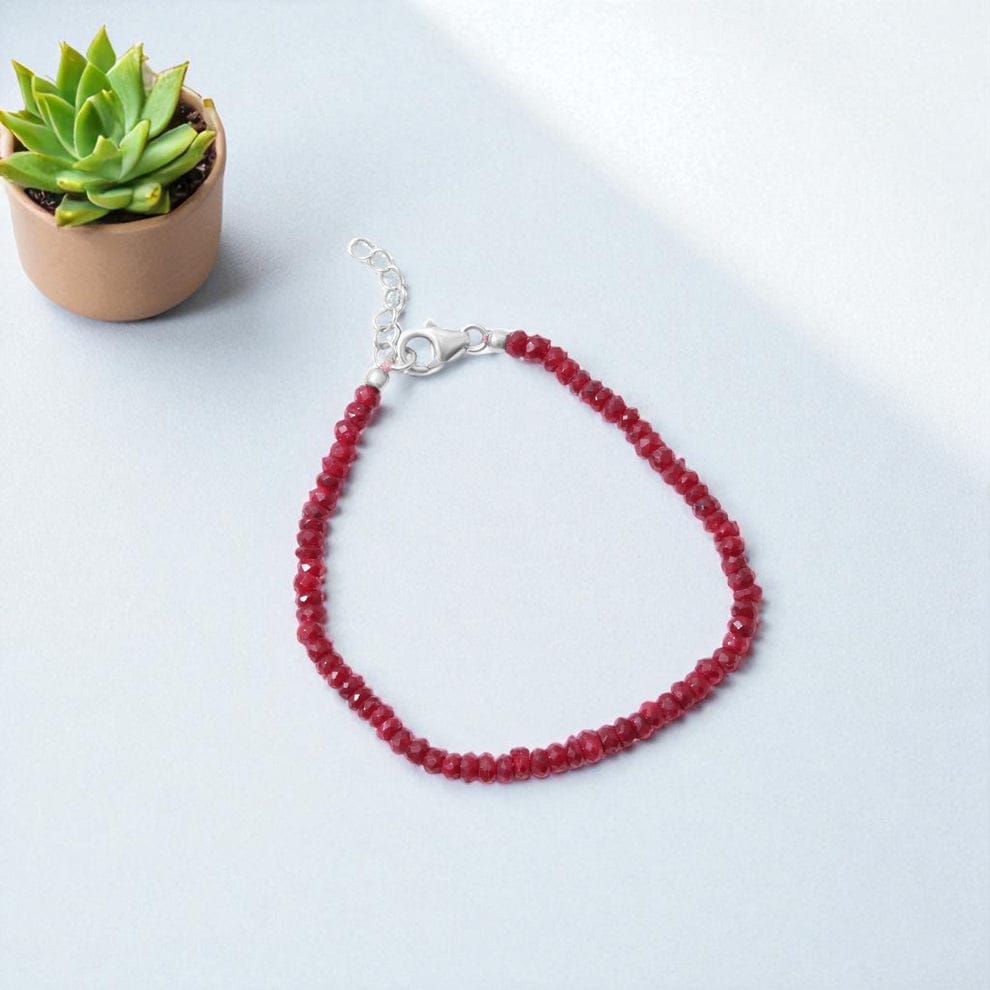 Maroon Onyx Bracelet - Image 4