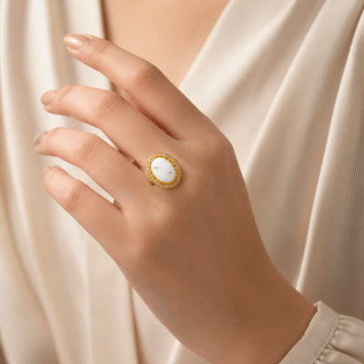 Handcrafted Minimalist Gemstone Ring