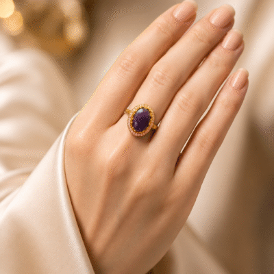 Handcrafted Minimalist Gemstone Ring