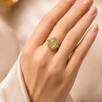 Handcrafted Minimalist Gemstone Ring