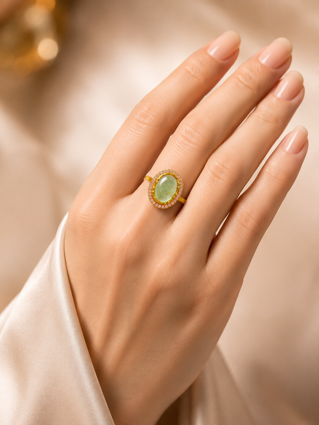 Handcrafted Minimalist Gemstone Ring