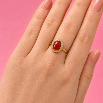 Handcrafted Minimalist Gemstone Ring