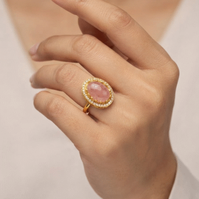 Handcrafted Minimalist Gemstone Ring