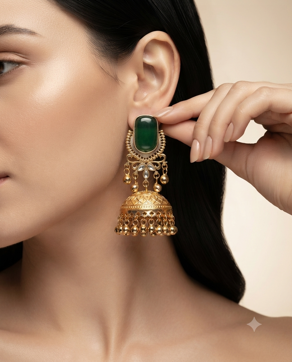 Handcrafted Ethnic Jhumkas