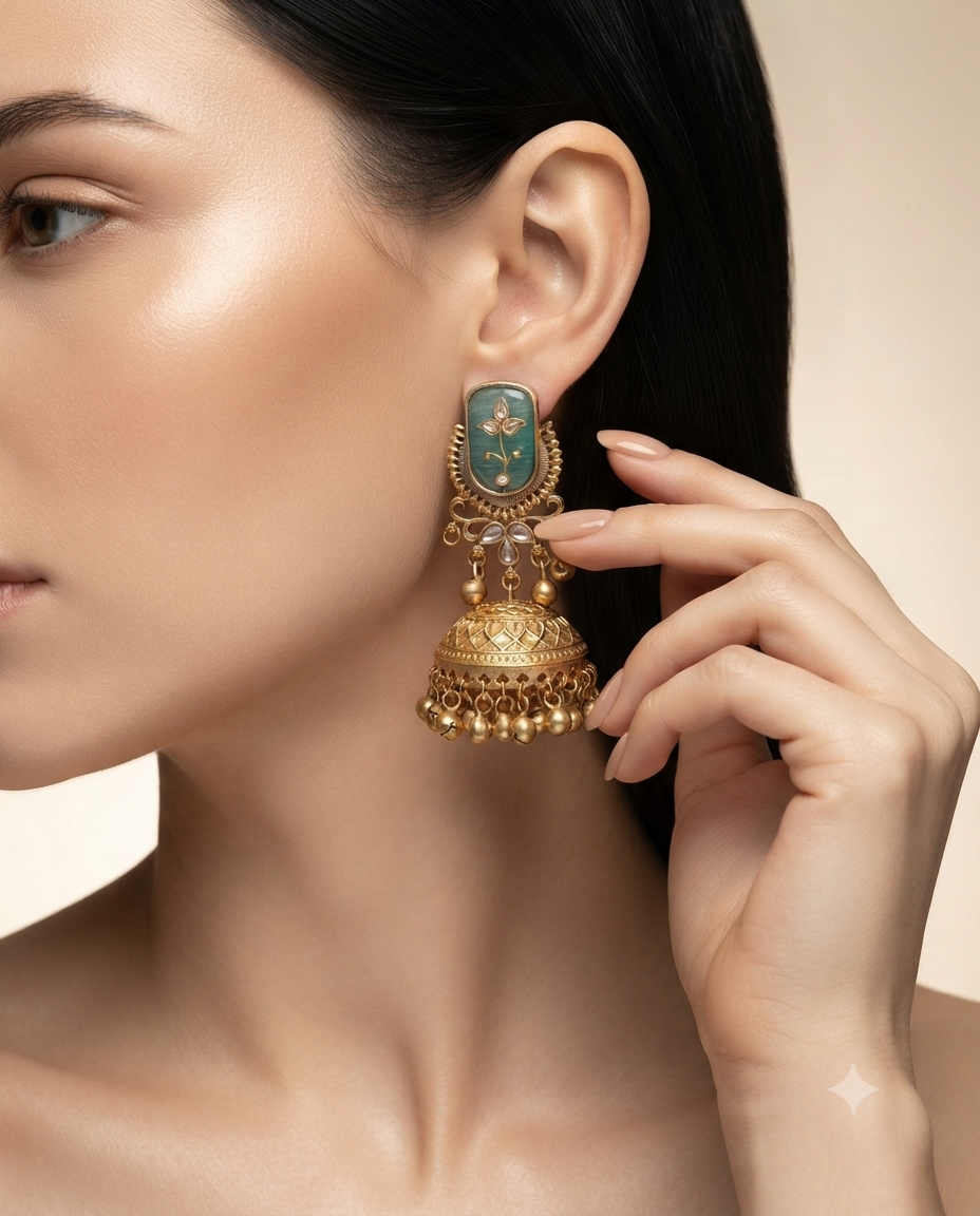 Handcrafted Ethnic Jhumkas