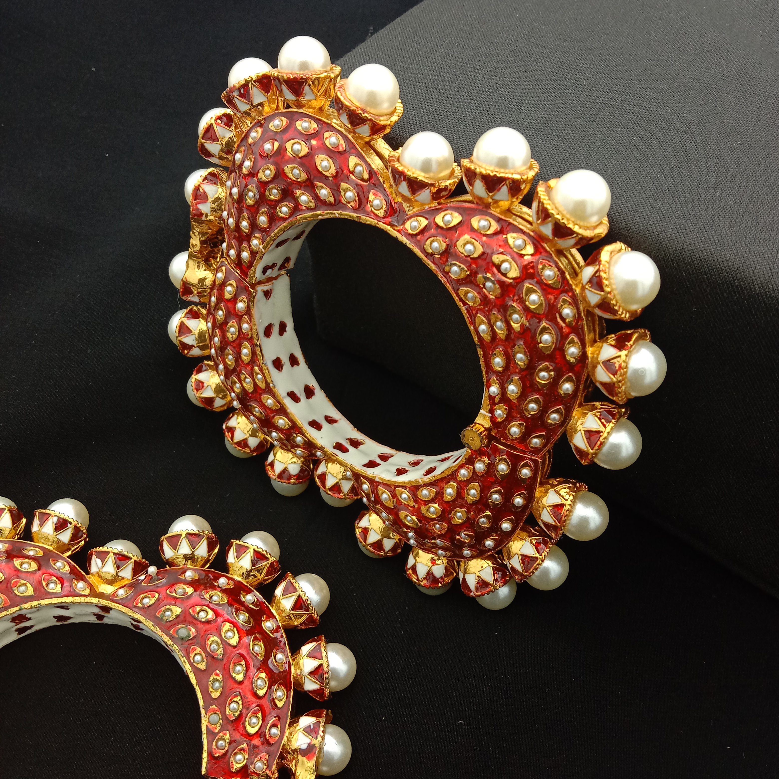 Traditional Meenakari Bridal Bangle Set (Pack Of 2)