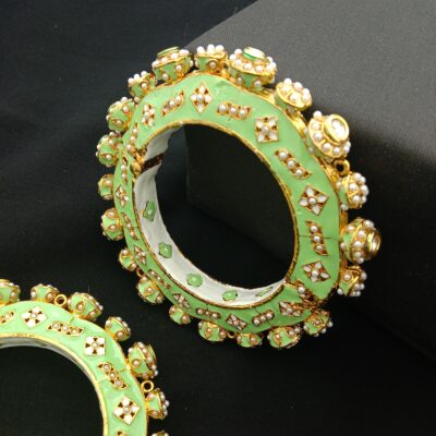 Traditional Meenakari Bridal Bangle Set (Pack Of 2)