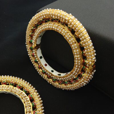 Traditional Meenakari Bridal Bangle Set (Pack Of 2)