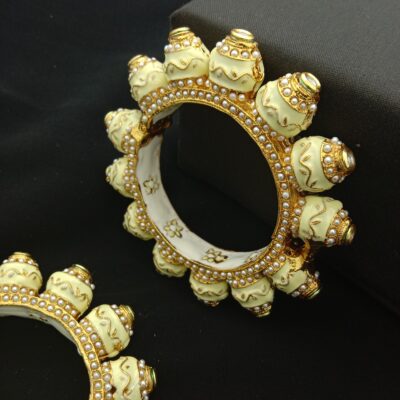 Traditional Meenakari Bridal Bangle Set (Pack Of 2)