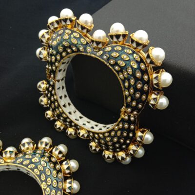 Traditional Meenakari Bridal Bangle Set (Pack Of 2)