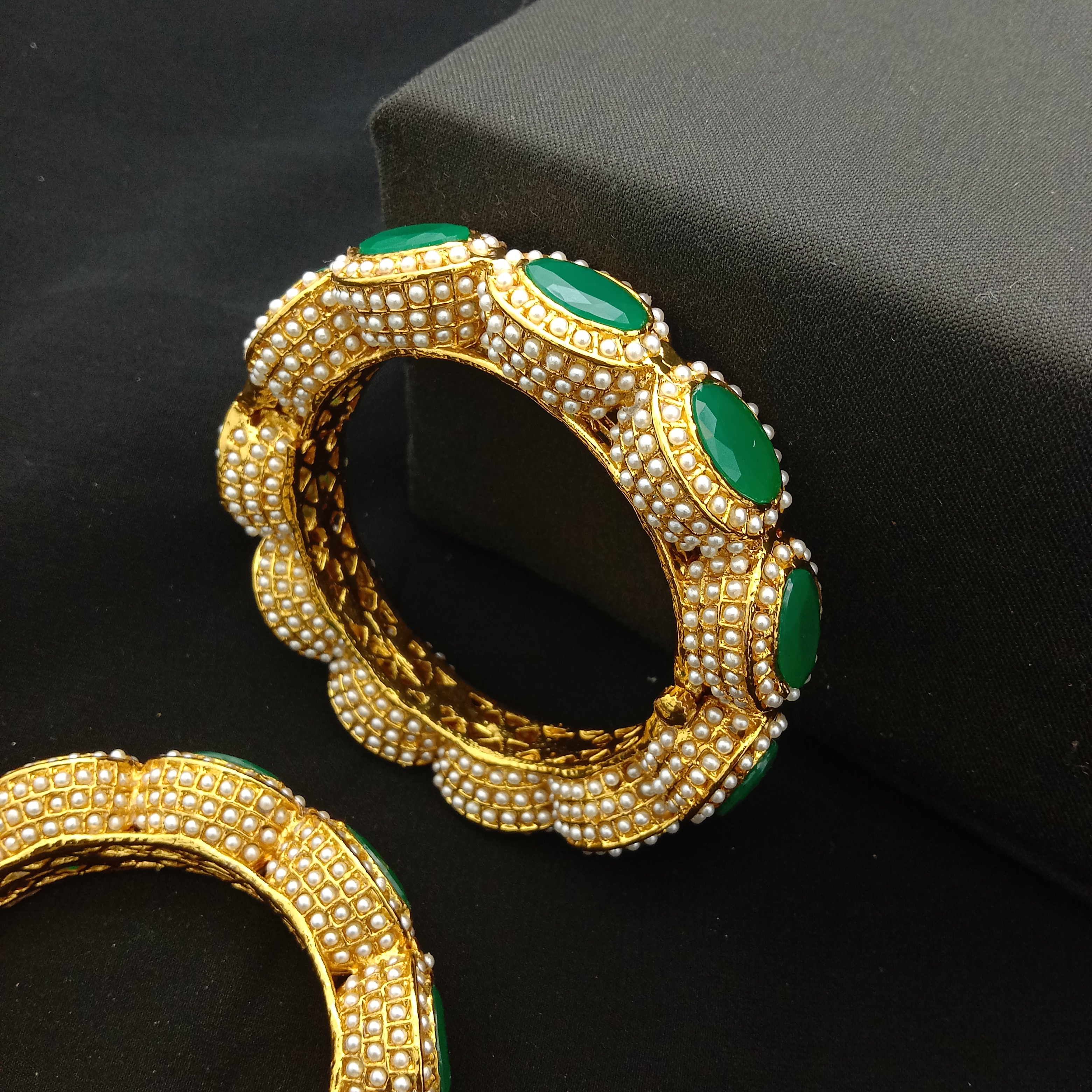Traditional Meenakari Bridal Bangle Set (Pack Of 2)