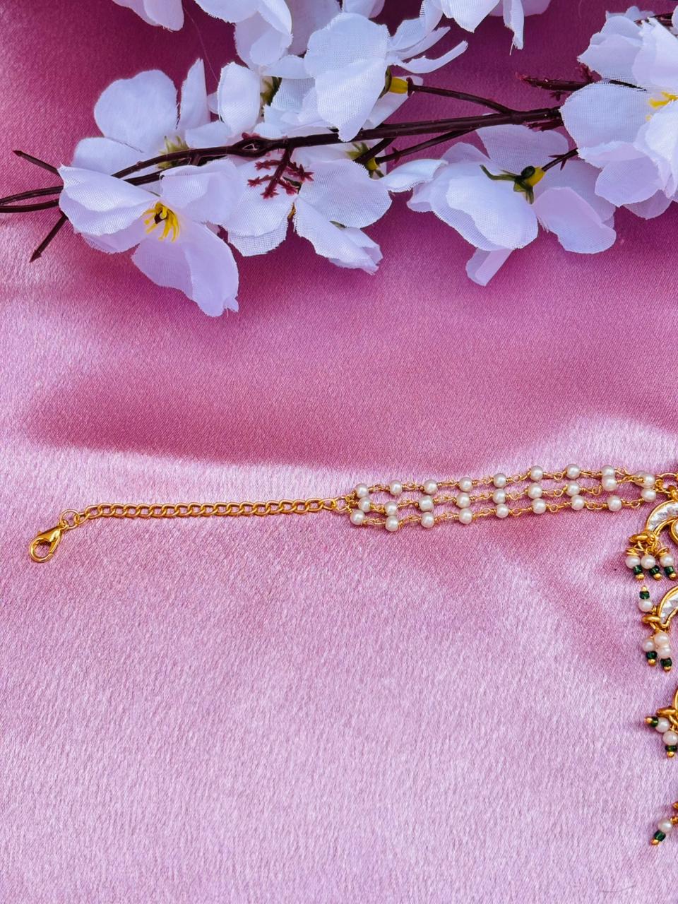 Moon Design Kundan Haathphool Pack Of 2) - Image 3