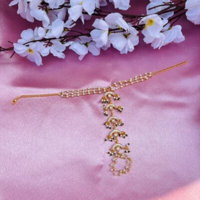 Moon Design Kundan Haathphool Pack Of 2)
