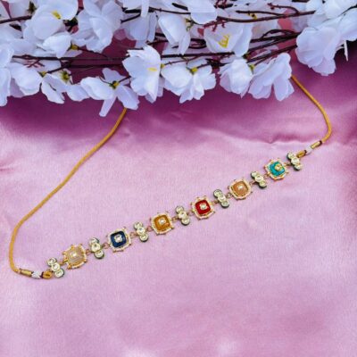 Navratna Kundan Choker Necklace