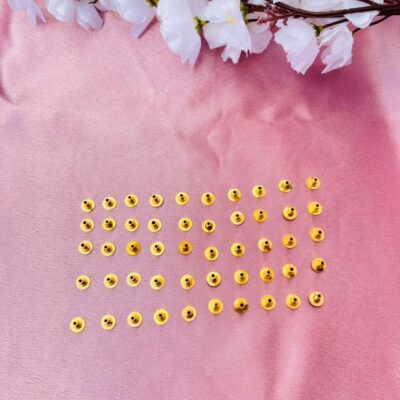 Earring Back Stopper In Gold Plated Brass (50 Piece)