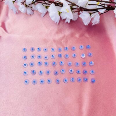Earring Back Stopper In Rubber (50 Piece)