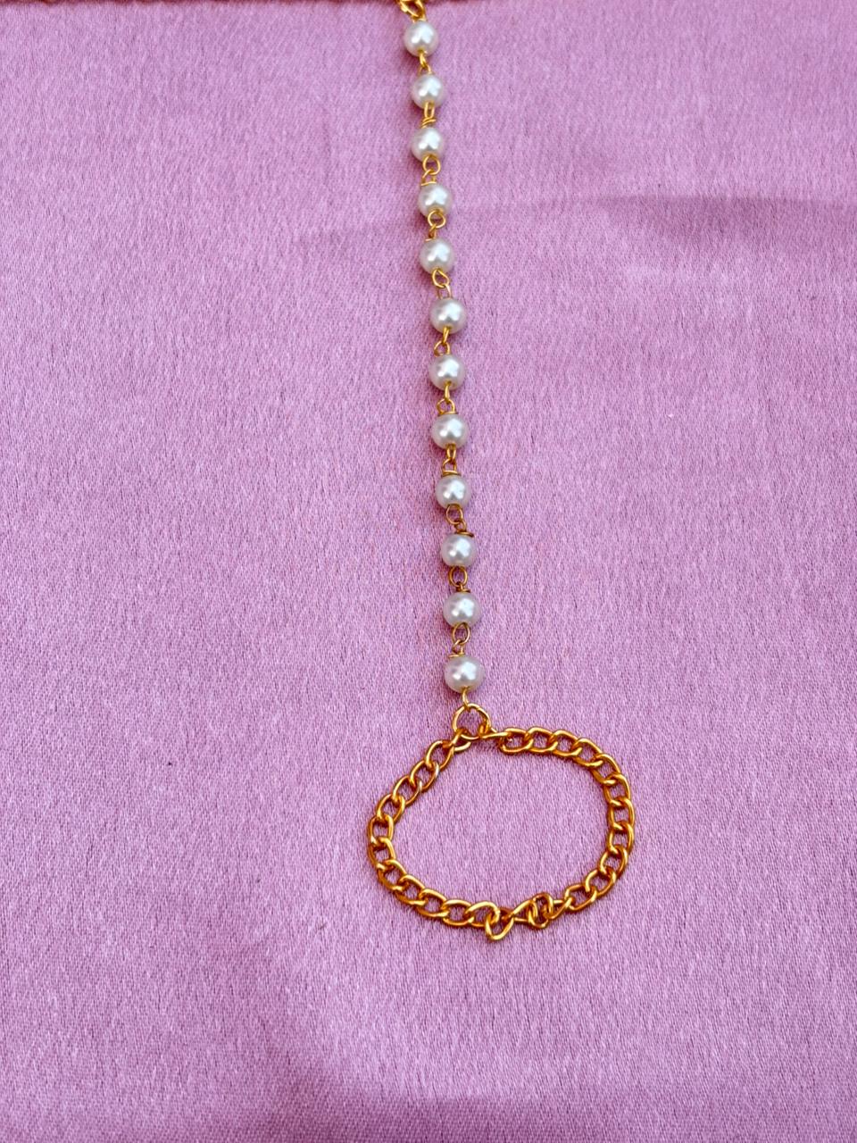 Minimalist Pearl-Strand Hand Harness (Pack Of 2) - Image 5