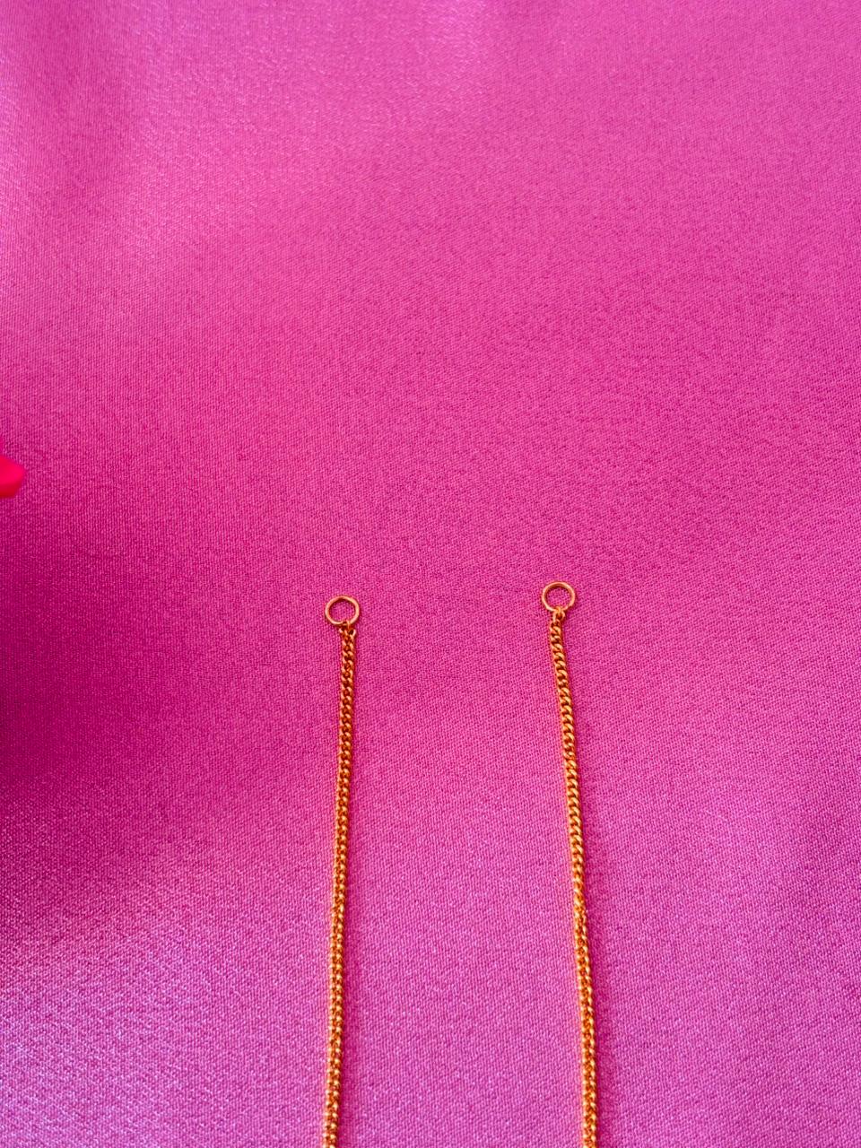 Minimalist Teardrop Ear Chain - Image 3